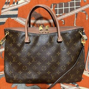 LOUIS VUITTON ❤️🌟CA1176 MONOGRAM PALLAS BAG W/ DETACHABLE LONG STRAP ⭐️